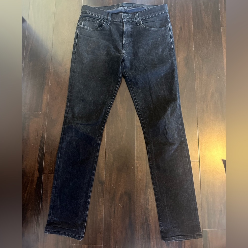 Men’s black J brand jeans, slim fit size 34